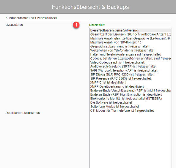 Funktionsübersicht&Backup